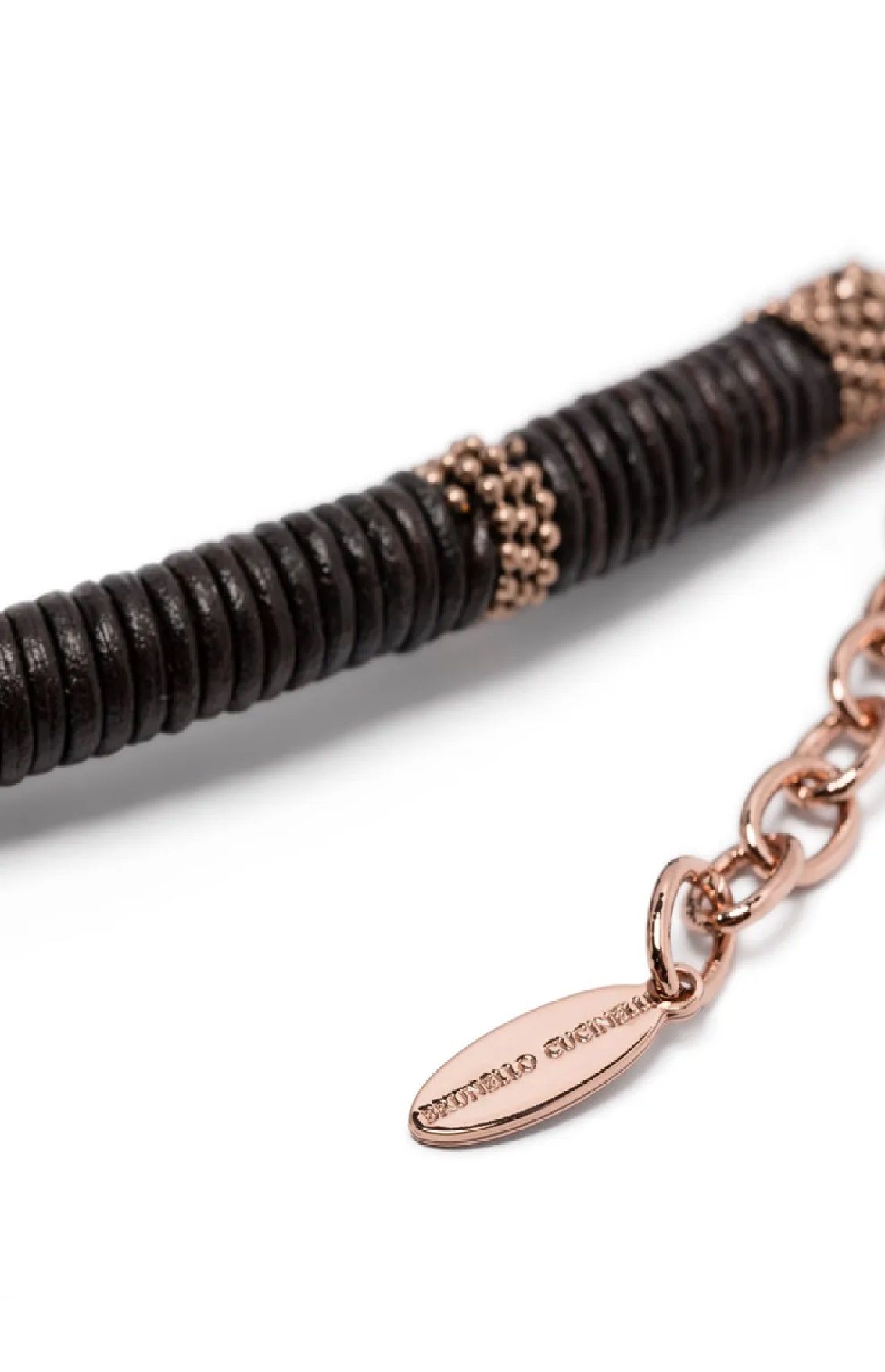 BRUNELLO CUCINELLI SS25 BRACELET: Luxurious 100%LE Accessory